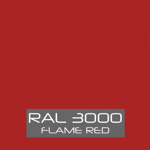 RAL 3000 Fire Red tinned Paint